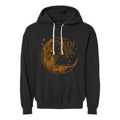 Salem 1692 They Missed One Salem Witch Halloween Costume Garment-Dyed Fleece Hoodie