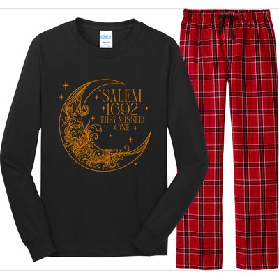 Salem 1692 They Missed One Salem Witch Halloween Costume Long Sleeve Pajama Set