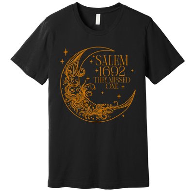 Salem 1692 They Missed One Salem Witch Halloween Costume Premium T-Shirt