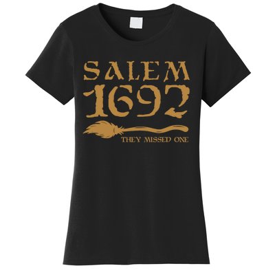 Salem 1692 They Missed One Witch Halloween Women's T-Shirt