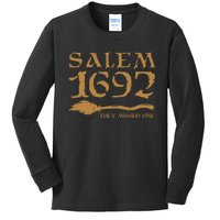 Salem 1692 They Missed One Witch Halloween Kids Long Sleeve Shirt