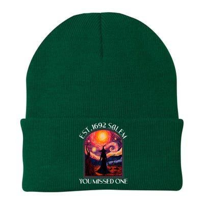 Salem 1692 They Missed One Witch Halloween Van Gogh Women Knit Cap Winter Beanie