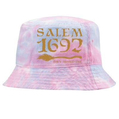 Salem 1692 They Missed One Halloween Tie-Dyed Bucket Hat