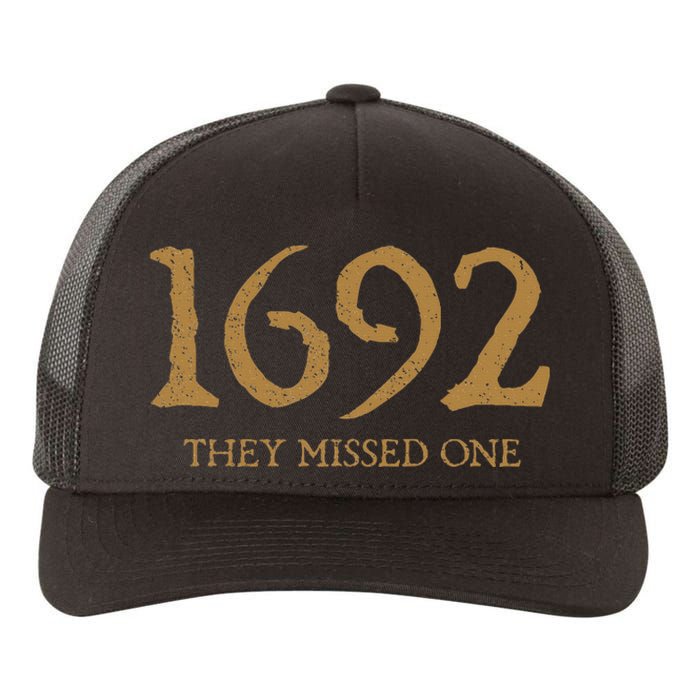 Salem 1692 They Missed One Yupoong Adult 5-Panel Trucker Hat