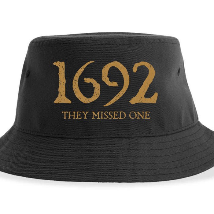 Salem 1692 They Missed One Sustainable Bucket Hat