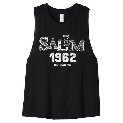 Salem 1692 They Missed One Women's Racerback Cropped Tank