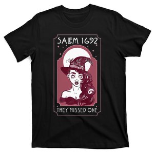 Salem 1692 They Missed One Salem Witch Halloween T-Shirt