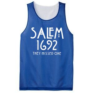 Salem 1692 They Missed One Gift Mesh Reversible Basketball Jersey Tank