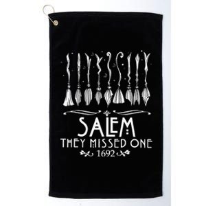 Salem 1692 They Missed One For Halloween Platinum Collection Golf Towel