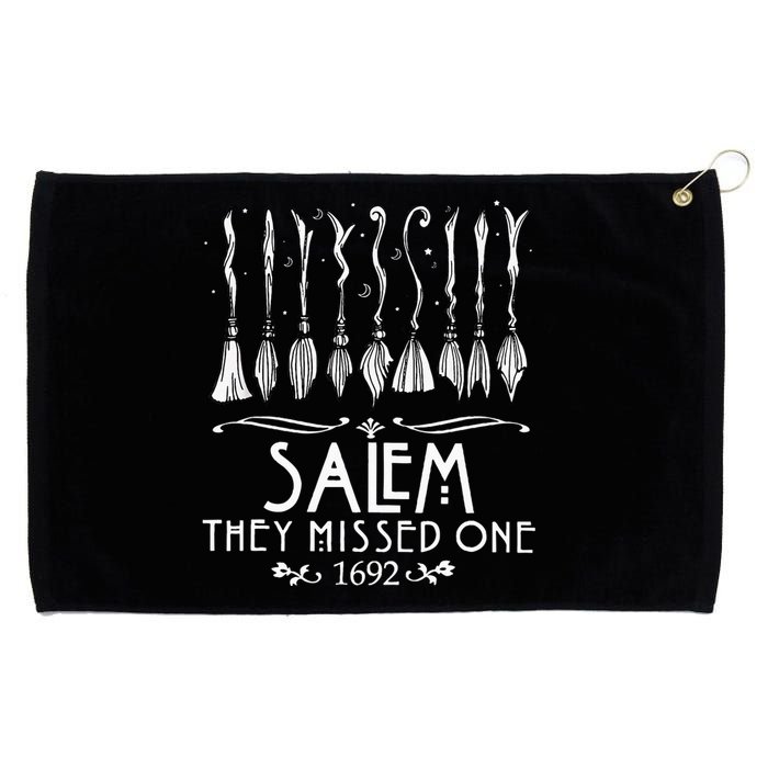 Salem 1692 They Missed One For Halloween Grommeted Golf Towel