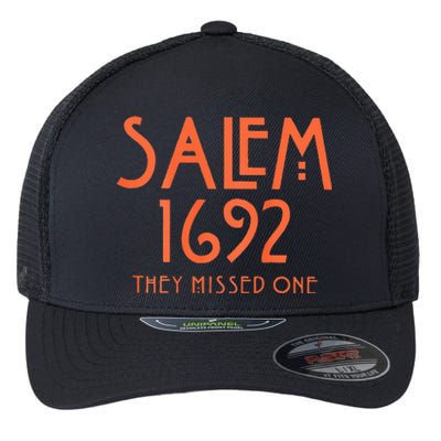 Salem 1692 They Missed One Flexfit Unipanel Trucker Cap