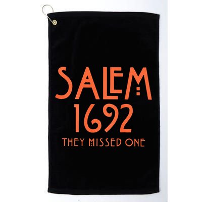 Salem 1692 They Missed One Golf Towel