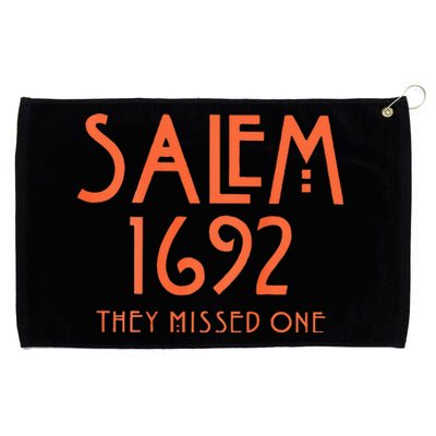 Salem 1692 They Missed One Grommeted Golf Towel