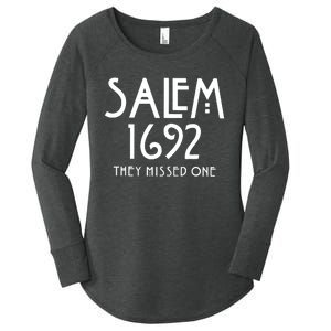 Salem 1692 They Missed One Women's Perfect Tri Tunic Long Sleeve Shirt