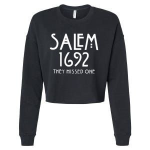 Salem 1692 They Missed One Cropped Pullover Crew