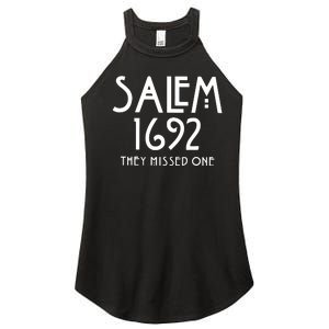 Salem 1692 They Missed One Women's Perfect Tri Rocker Tank