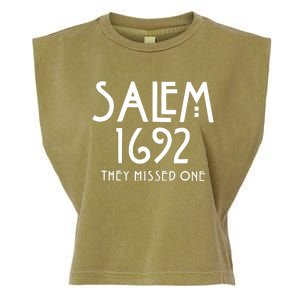 Salem 1692 They Missed One Garment-Dyed Women's Muscle Tee