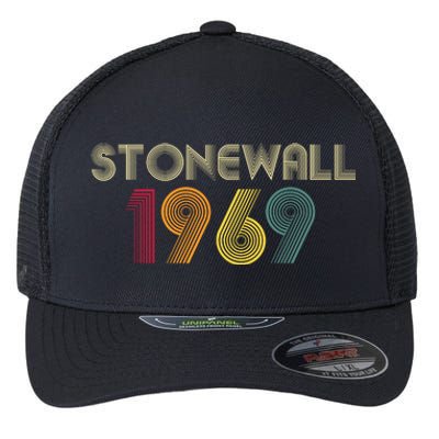 Stonewall 1969 Vintage First Pride Was A Riot Flexfit Unipanel Trucker Cap