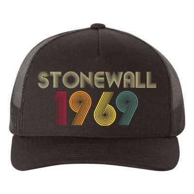 Stonewall 1969 Vintage First Pride Was A Riot Yupoong Adult 5-Panel Trucker Hat