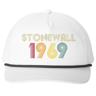 Stonewall 1969 Vintage First Pride Was A Riot Snapback Five-Panel Rope Hat