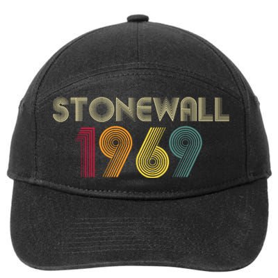 Stonewall 1969 Vintage First Pride Was A Riot 7-Panel Snapback Hat