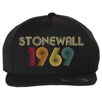 Stonewall 1969 Vintage First Pride Was A Riot Wool Snapback Cap