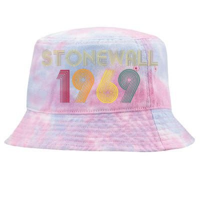 Stonewall 1969 Vintage First Pride Was A Riot Tie-Dyed Bucket Hat