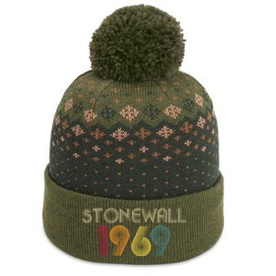 Stonewall 1969 Vintage First Pride Was A Riot The Baniff Cuffed Pom Beanie