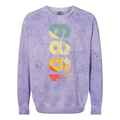 Since 1989 Year 1989 Birth Vintage Aesthetic 1989 Retro 1989  Colorblast Crewneck Sweatshirt