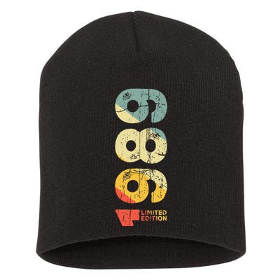 Since 1989 Year 1989 Birth Vintage Aesthetic 1989 Retro 1989  Short Acrylic Beanie