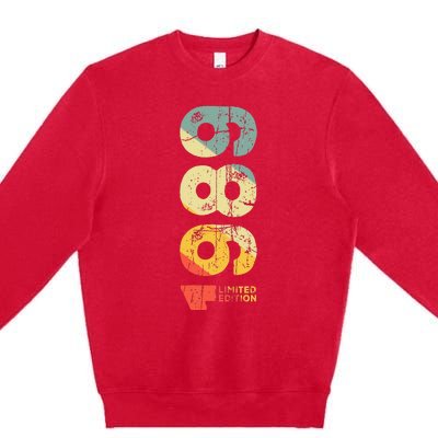 Since 1989 Year 1989 Birth Vintage Aesthetic 1989 Retro 1989  Premium Crewneck Sweatshirt