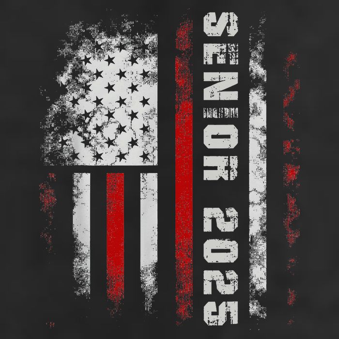 Senior 2025 American Flag Usa Graduation Class Of 2025 Adult Drive Performance Visor