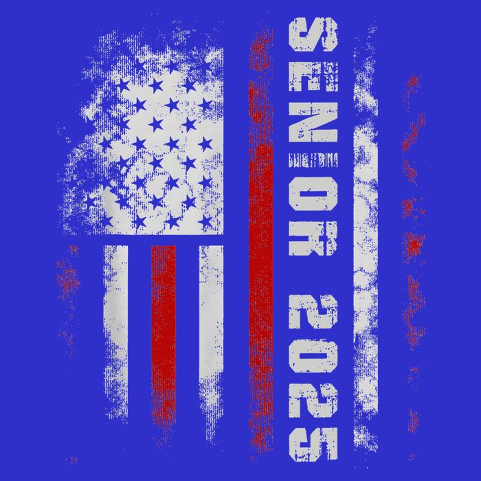 Senior 2025 American Flag Usa Graduation Class Of 2025 Womens Tank Top
