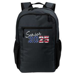 Senior 2025 American Flag Usa Graduation Class Of 2025 Daily Commute Backpack