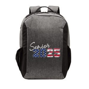 Senior 2025 American Flag Usa Graduation Class Of 2025 Vector Backpack