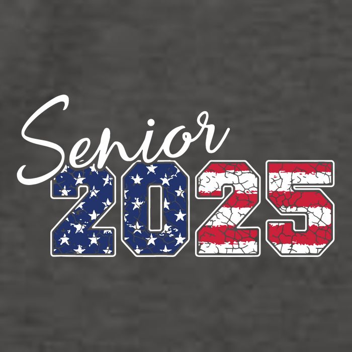 Senior 2025 American Flag Usa Graduation Class Of 2025 Vector Backpack