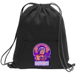 Sing 2 Ash Unplugged Retro Poster Sweatshirt Cinch Pack Bag