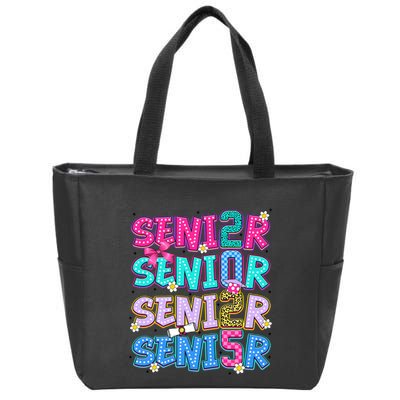 Senior 2025 Back To School Graduation Zip Tote Bag