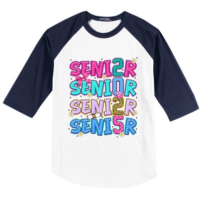 Senior 2025 Back To School Graduation Baseball Sleeve Shirt