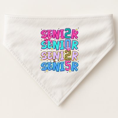 Senior 2025 Back To School Graduation USA-Made Doggie Bandana