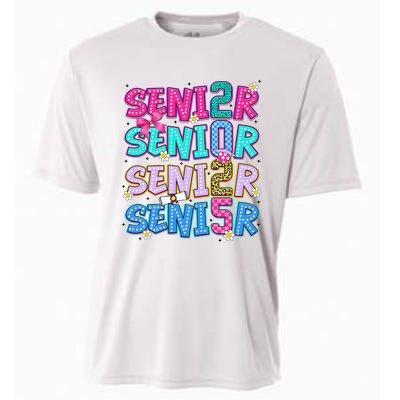 Senior 2025 Back To School Graduation Cooling Performance Crew T-Shirt