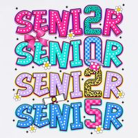 Senior 2025 Back To School Graduation Cooling Performance Crew T-Shirt