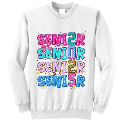 Senior 2025 Back To School Graduation Sweatshirt