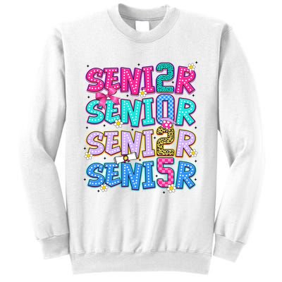 Senior 2025 Back To School Graduation Sweatshirt