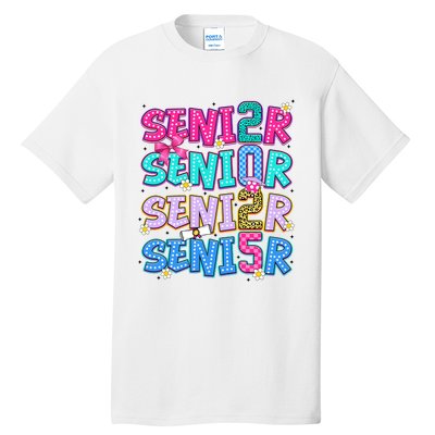 Senior 2025 Back To School Graduation Tall T-Shirt