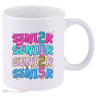 Senior 2025 Back To School Graduation 11oz C Handle Ceramic Mug