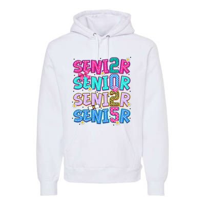 Senior 2025 Back To School Graduation Premium Hoodie