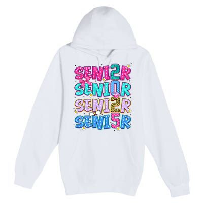 Senior 2025 Back To School Graduation Premium Pullover Hoodie