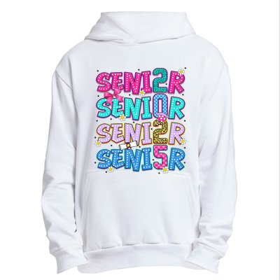 Senior 2025 Back To School Graduation Urban Pullover Hoodie