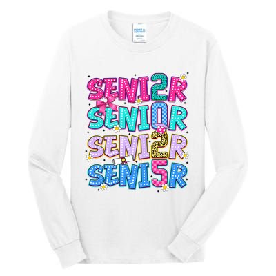 Senior 2025 Back To School Graduation Tall Long Sleeve T-Shirt